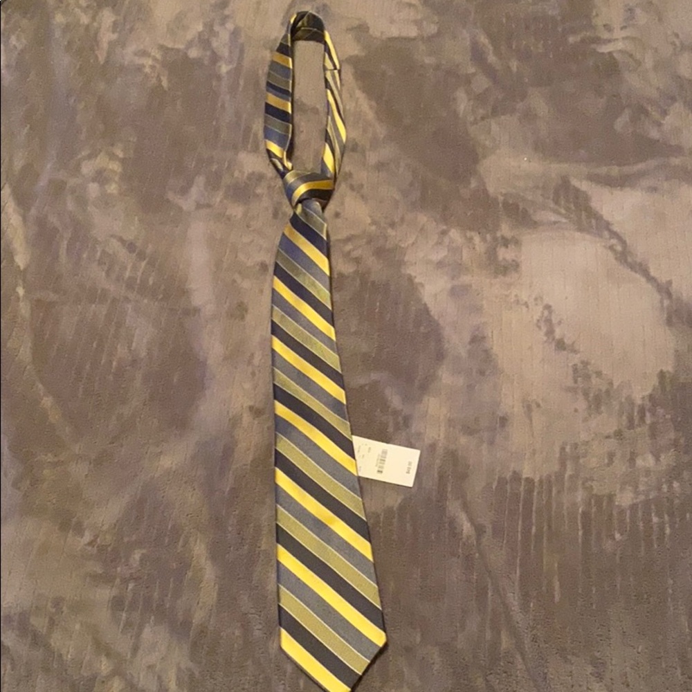 Express Black Gray Yellow Tie Brand New w Tag, NWT